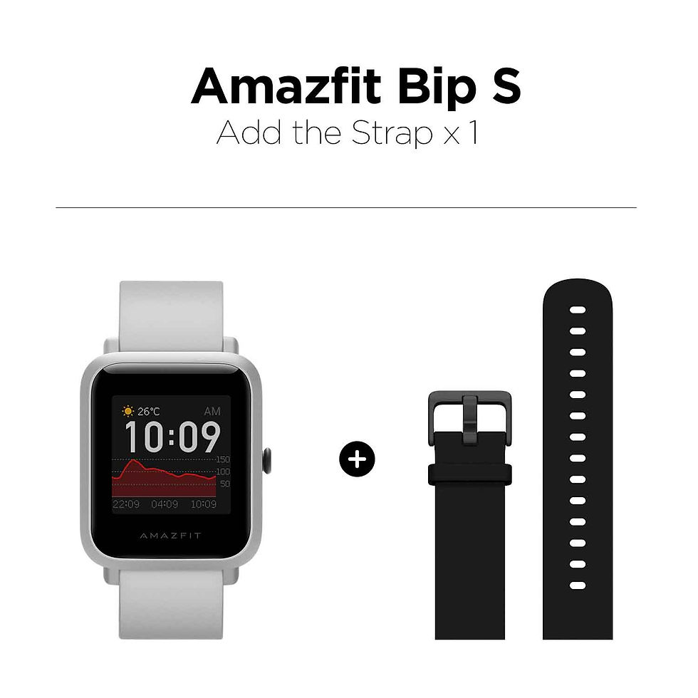 Thumbnail: Global Bip S Smartwatch 5ATM Waterproof Built in GPS Bluetooth Smart Watch