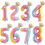 Thumbnail: 40 Inch Number Balloon 1 2 3 4 5 Number Digit Helium Foil Ballons Baby Shower