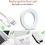 Miniatura: Updated 3200k-6500k 40 LED Lamps Selfie Ring Light for iPhone Andriod Smartphone