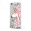 Thumbnail: Floral Unicorn iPhone & Samsung Clear Phone Case Cover