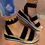 Thumbnail: Women Wedges Platform Ladies Hemp Shoes Ladies Candy Color Plus Size 2020