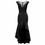 Thumbnail: Evening Dress White Appliques Cap Sleeves Dress Party Scoop Neck Beaded Mermaid
