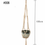 Miniatura: Handmade Macrame Plant Hanger Flower /Pot Hanger for Wall Decoration Countyard
