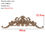 Thumbnail: VZLX Wood Carved Decal Corner Frame Doors Furniture Woodcarving Decorative