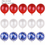Thumbnail: 1 Set Metallic Confetti Air Balloons With Ribbon Birthday Party Helium Balloon