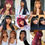 Thumbnail: Mstoxic Straight Human Hair Wigs With Bangs Full Machine Made Wigs 613 Blonde