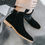 Thumbnail: Men Suede Chelsea Boots Natural Leather Zip Pointed Toe Formal Ankle Boots