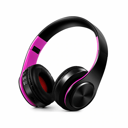 Thumbnail: Wireless Stereo Foldable Sport Earphone Microphone Headset Handfree MP3 Player