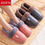 Thumbnail: Fur Slippers Men Warm Indoor Non-Slip Couple Mules Waterproof Plush Slippers