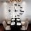 Thumbnail: Large Wall Clock Creative DIY Mirror Stickers Wall Watch Modern Quartz Clocks
