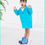 Thumbnail: Cute Dinosaur Polyester Baby Raincoat Outdoor Waterproof Rain Coat