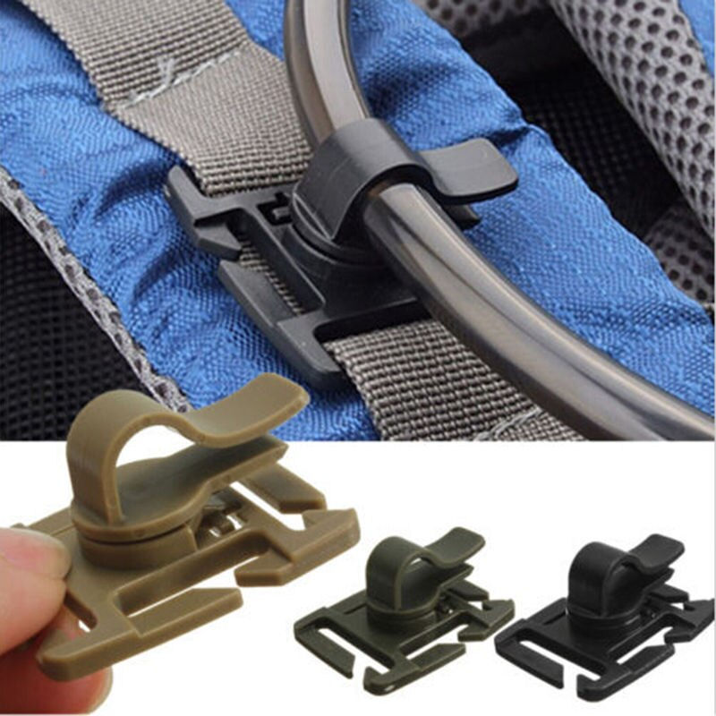 Drinking Tube Clip Rotatable Molle Hydration Bladder Drinking Tube Trap  2 PCS