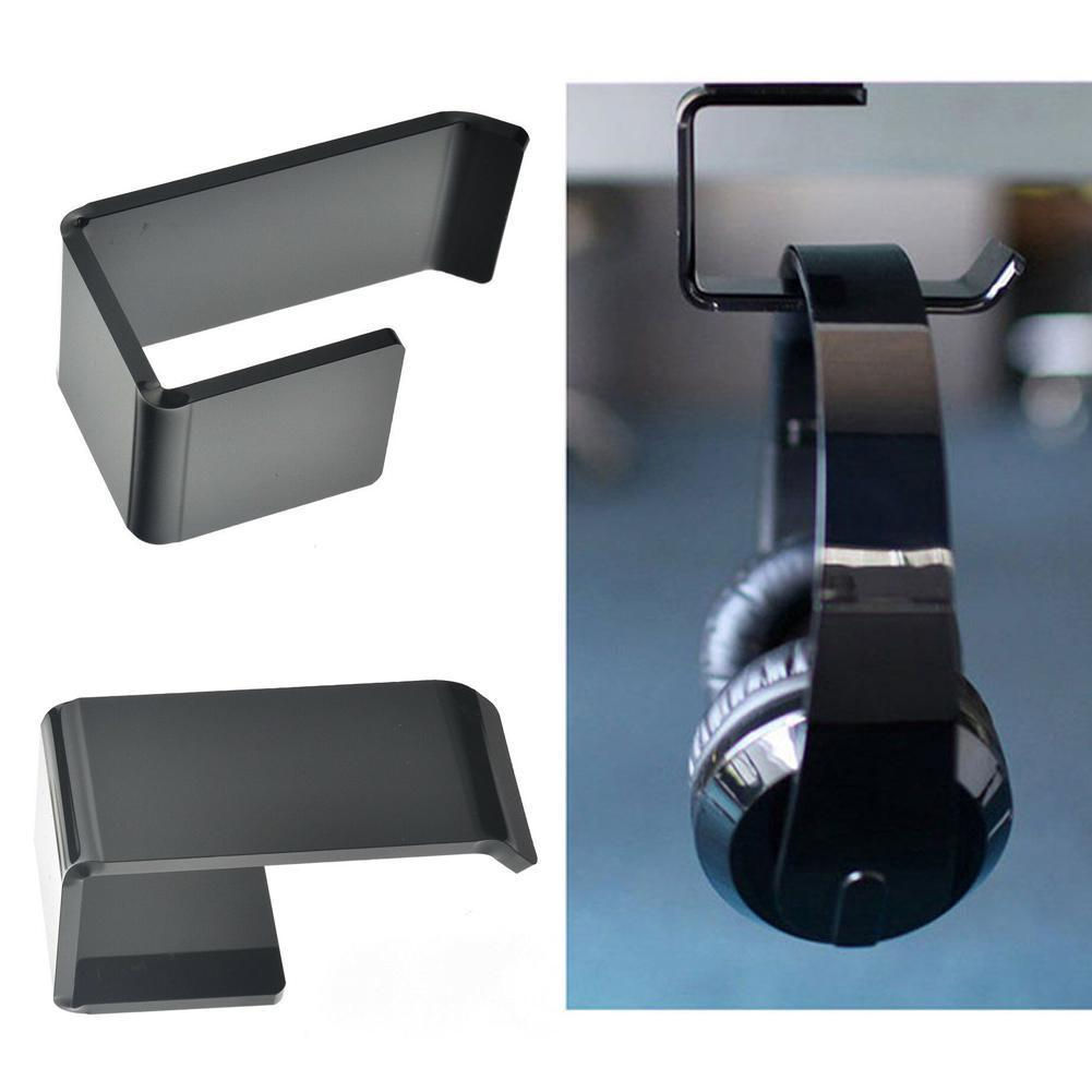 1PC Sticker Acrylic Headphone Bracket Hanger Under Display Mounted Sticky