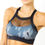 Thumbnail: Veloso Supplex Sports Bra With Mesh Trim