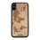 Thumbnail: Slim Wooden Phone Case (World Map in Words Traveler in Mahogany)