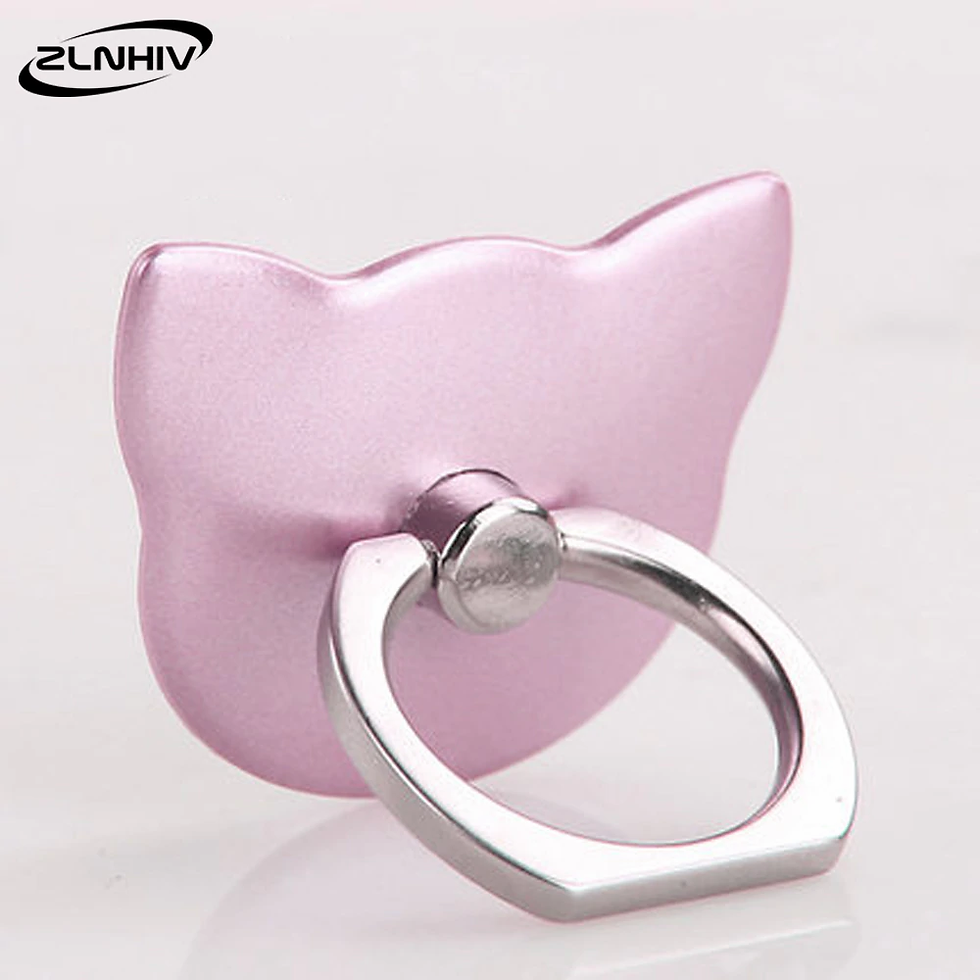 Thumbnail: Finger Ring Mobile Phone Holder Stand for Phones Grip Support Accessories