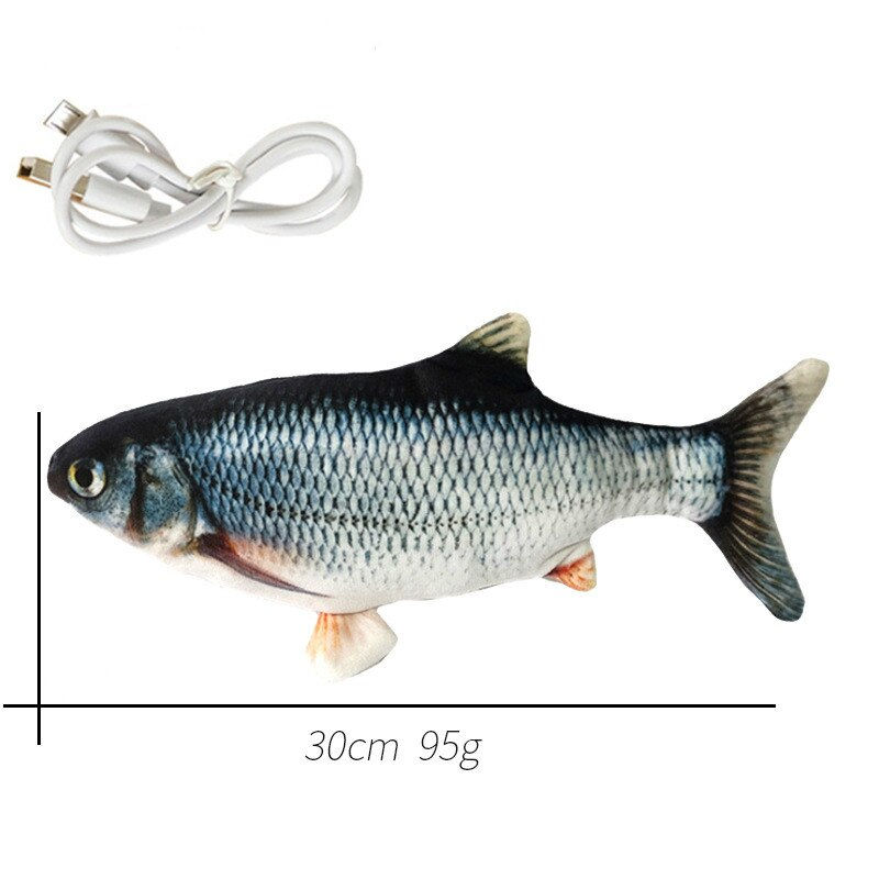 Thumbnail: 30CM Pet Cat Toy Electric USB Charging Simulation Dancing Moving Floppy