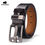 Thumbnail: Men Belt for Men Cowskin Genuine Leather Personality Belt Buckle Quality  Brown