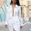 Thumbnail: Kendra White Shirt Dress