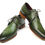 Thumbnail: Paul Parkman Men's Green  Derby Shoes  (ID#059-GREEN)