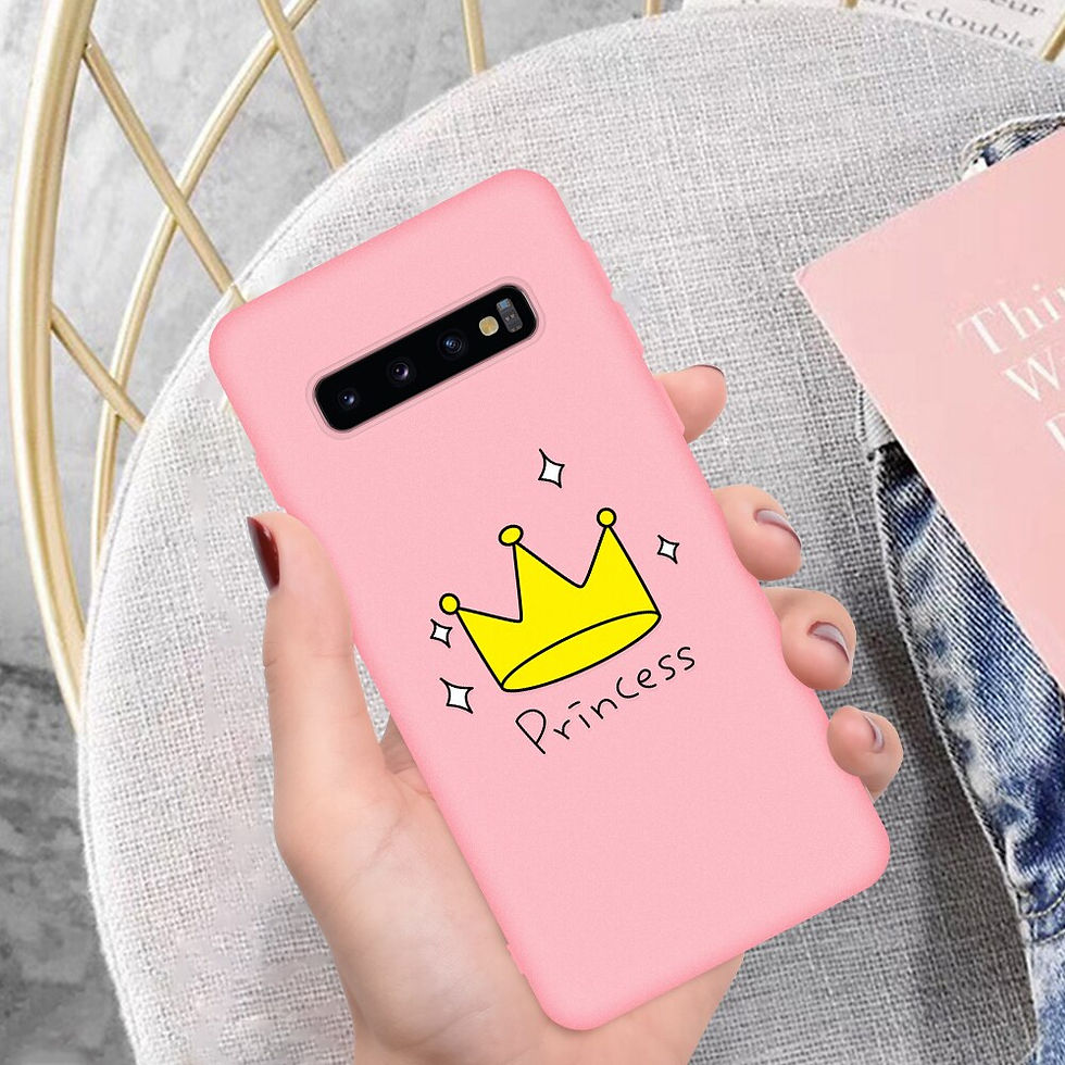 Thumbnail: Love Cartoon Patterned Phone Cover for Samsung S20 FE S21+ S20Plus TPU Soft