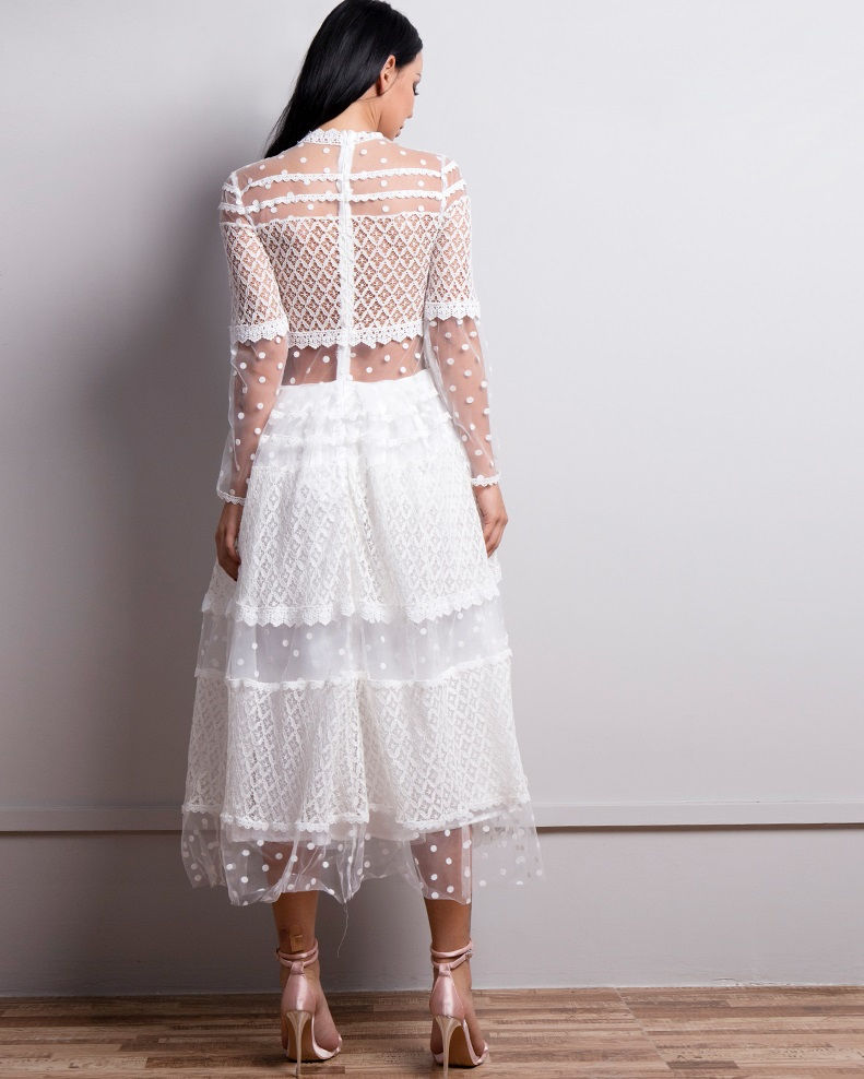 Thumbnail: Mid Calf See Through Dress