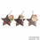 Thumbnail: 3pcs/Lot Multi Styles Printed Christmas Wooden Pendants Ornaments WoodGifts DIY