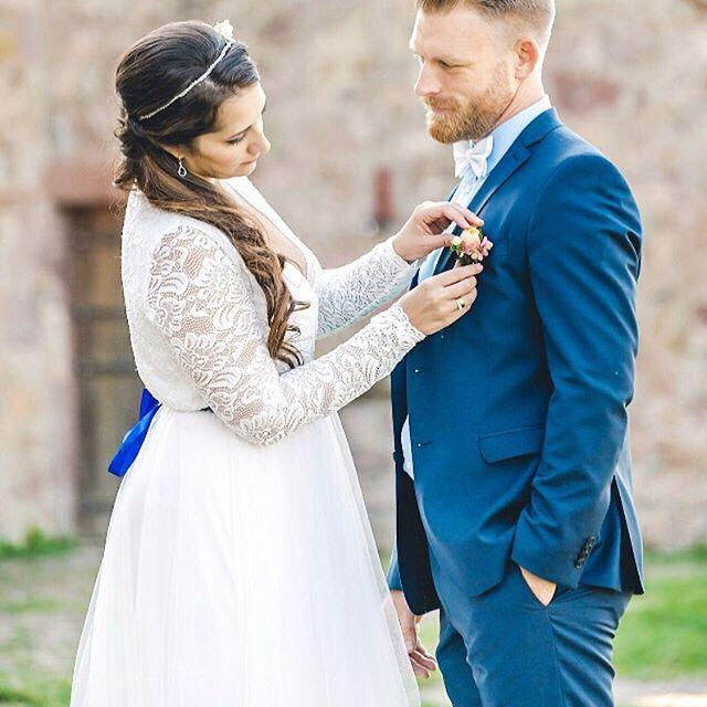 Thumbnail: Ivory Tulle & Lace  Maxi Dress #1125