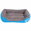 Thumbnail: S-3xl 9 Colors Paw Pet Sofa Dog Beds Waterproof Bottom Soft Fleece Warm Cat Bed