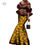 Thumbnail: 2 Piece Women Set Dashiki African Short Sleeve Two Piece Set Crop Top Suit Long