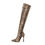 Thumbnail: Leopard Grain Serpentine Long Boots Women High Heel Boot Pointed Toe