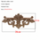 Thumbnail: Unique Natural Floral Wood Carved Wooden Figurines Crafts Corner Appliques Frame