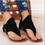 Miniature : Women Flat Sandals Leopard Snake Print Summer Shoes Large Size Andals Beach