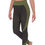 Thumbnail: Trois Seamless Legging - Black With Green