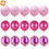 Thumbnail: 1 Set Metallic Confetti Air Balloons With Ribbon Birthday Party Helium Balloon