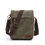 Thumbnail: Scione Fashion Solid Canvas Messenger Satchel Bags Buckle Casual Portable