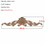 Thumbnail: Unique Natural Floral Wood Carved Wooden Figurines Crafts Corner Appliques Frame