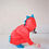 Thumbnail: Cute Dinosaur Polyester Baby Raincoat Outdoor Waterproof Rain Coat