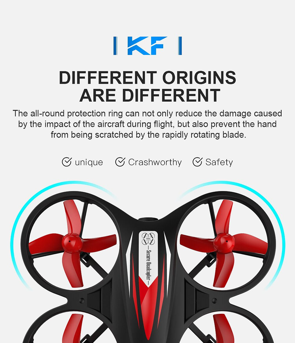 Thumbnail: KF608 Mini Drone 720p HD With  Camera Wifi Aerial Stabilized Altitude 3D Flip