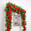 サムネイル： 250cm/Lot Silk Roses Ivy Vine With Green Leaves for Home Wedding Decoration