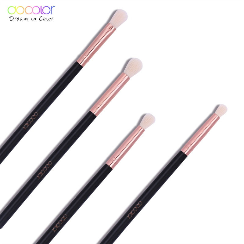 Thumbnail: Docolor Makeup Brushes 4PCS Eyeshadow Brush Blending Eyebrow Make Up Brushes