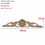 Thumbnail: VZLX Wood Carved Decal Corner Frame Doors Furniture Woodcarving Decorative