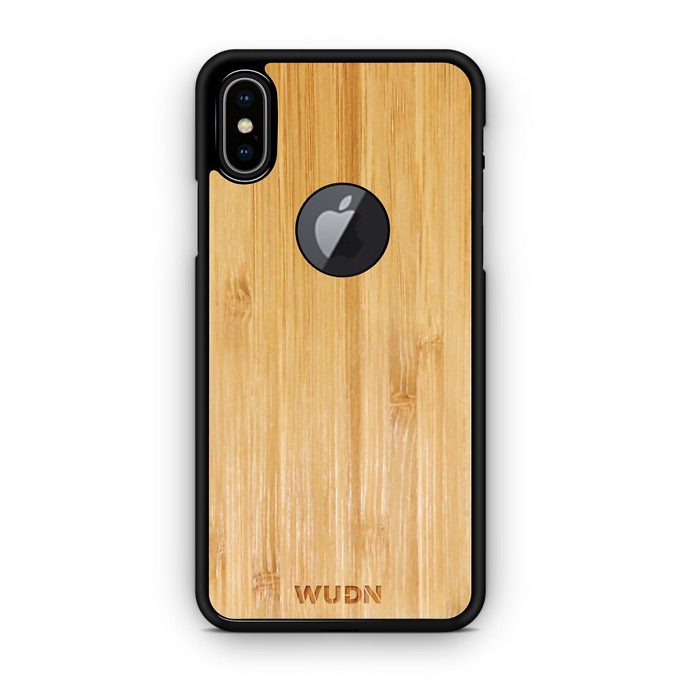 Thumbnail: Slim Wooden Apple Logo Cut-Out Case for iPhone