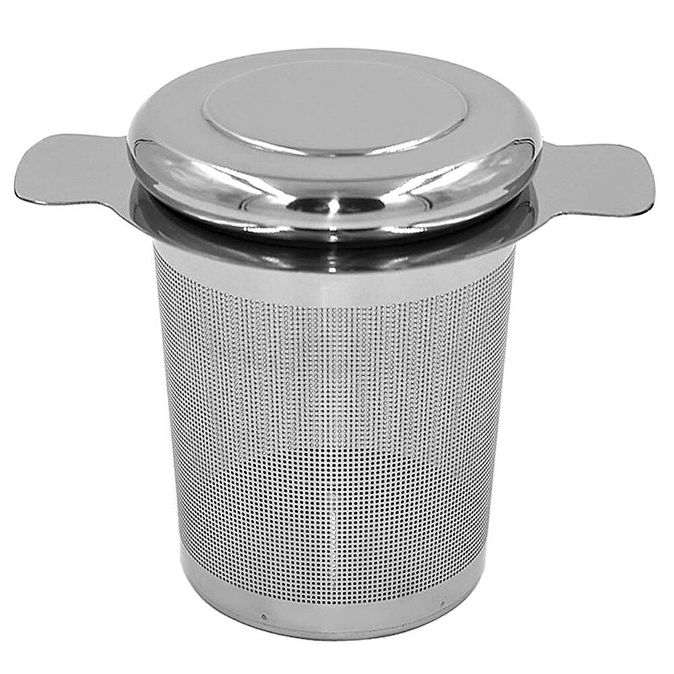 Thumbnail: Reusable Mesh Tea Infuser With Lid Tea Strainer Teapot Stainless Steel Loose