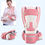 縮圖：New 0-48 Month Ergonomic Baby Carrier Infant Baby Hipseat Carrier 3 in 1 Front