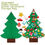Thumbnail: OurWarm DIY Felt Christmas Tree Snowman With Ornaments Fake Christmas Tree