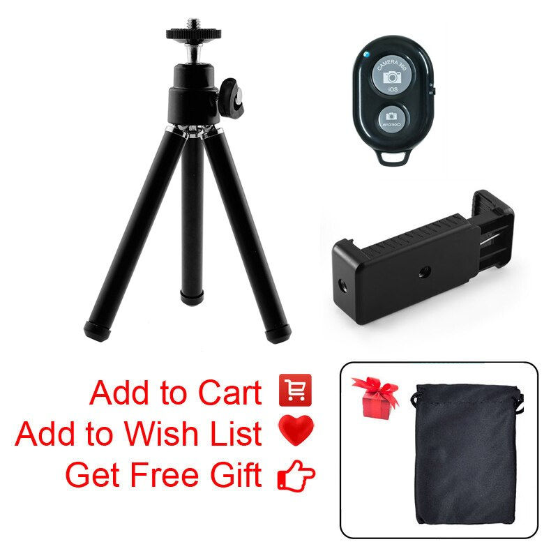 Thumbnail: P15 Extentable Desktop Mini Phone Tripod
