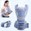 縮圖：New 0-48 Month Ergonomic Baby Carrier Infant Baby Hipseat Carrier 3 in 1 Front