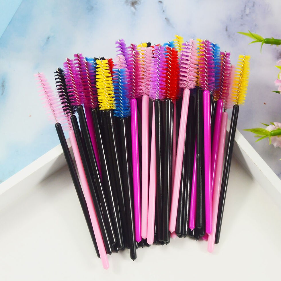 Thumbnail: QSTY 50Pcs Eyelash Brushes Makeup Brushes Disposable Mascara Wands Applicator