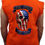 섬네일: Men's Sleeveless Denim Shirt USA Flag Skull Live Free or Die Biker